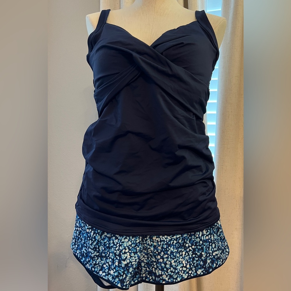 Lands End Tankini top, shorts and skort